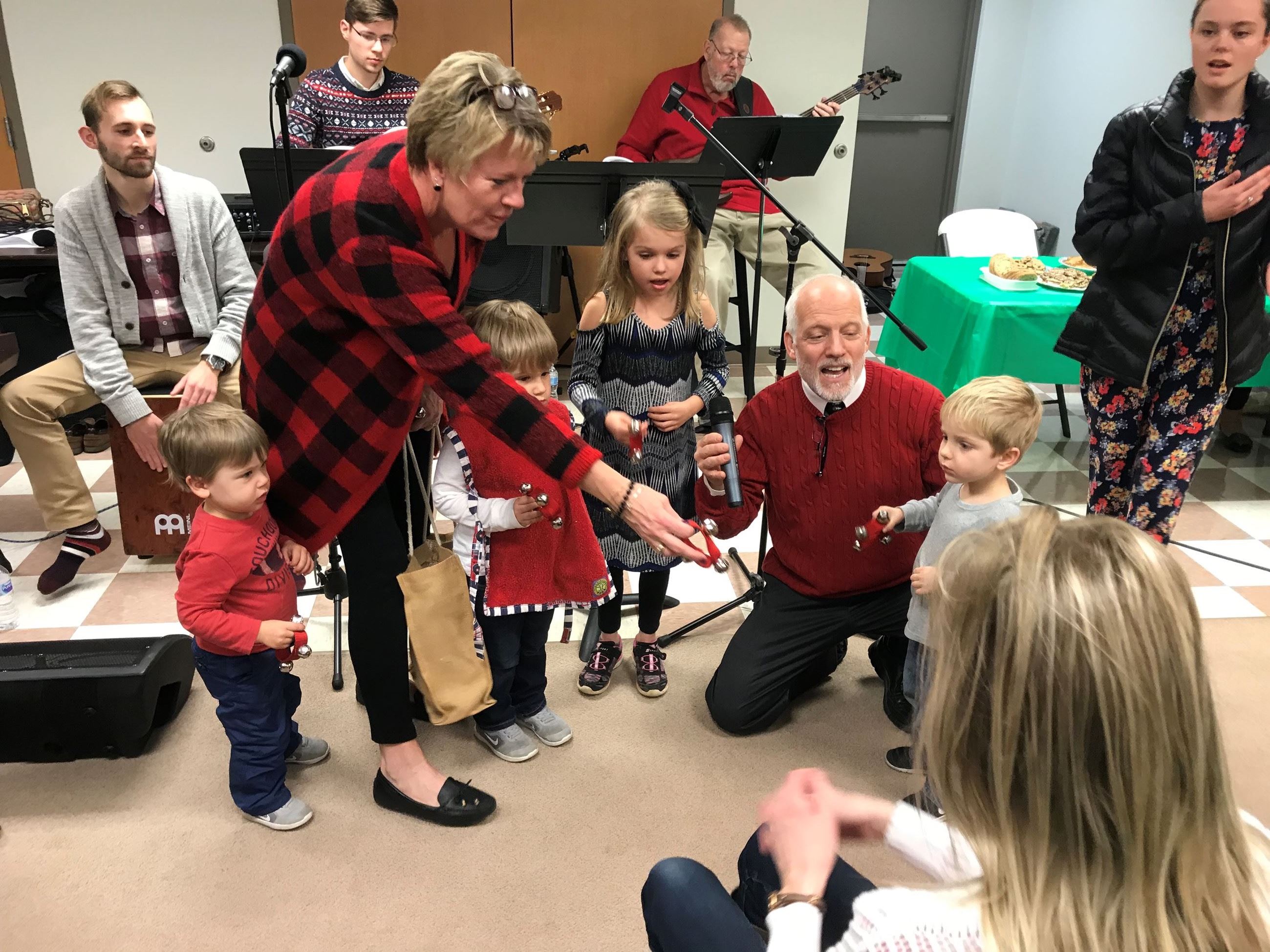 Children singing carols