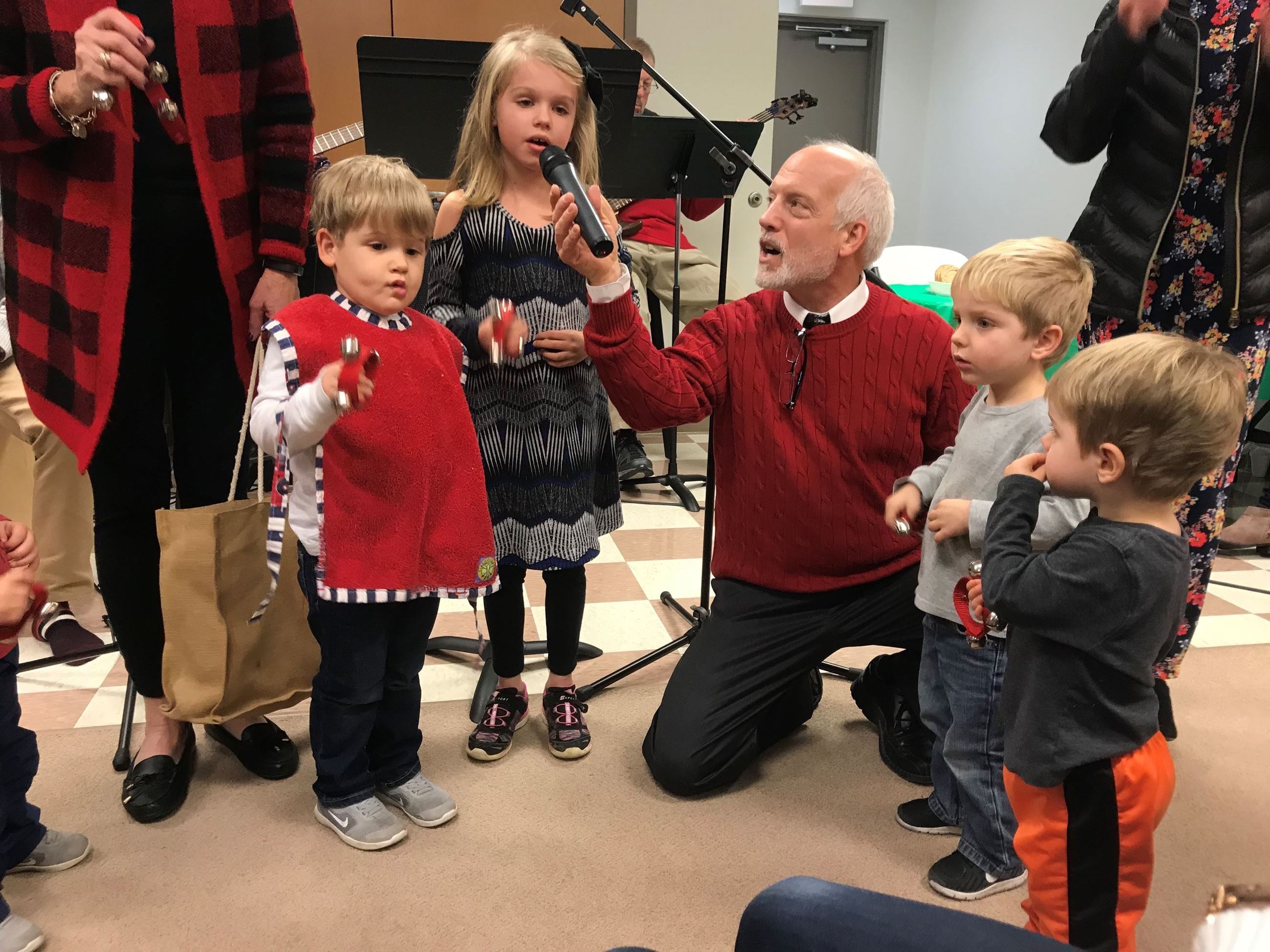Children singing carols